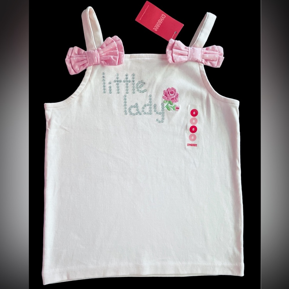NWT GYMBOREE PARISIAN ROSE TANK TOP sz 8